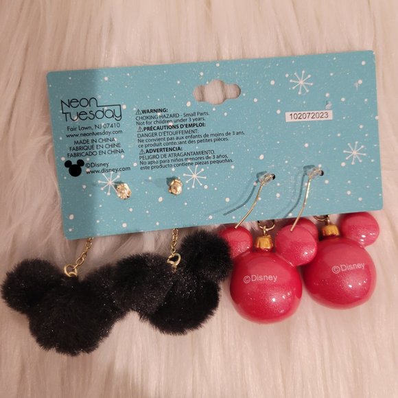 Disney Mickey Mouse Ornament Earring Set - Picture 2 of 6